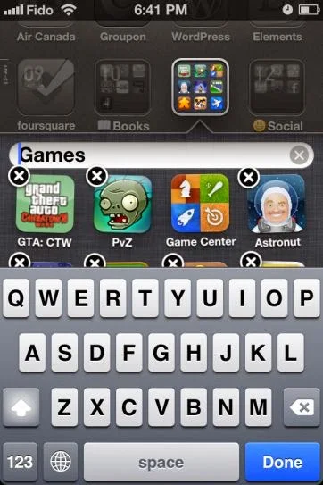 كيفية إضافة أيقونات لعناوين المجلدات في ios 7