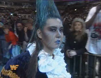 WWF / WWE - Summerslam 1994 - Bull Nakano on her way to challenge Alundra Blayze for the WWF Women's title