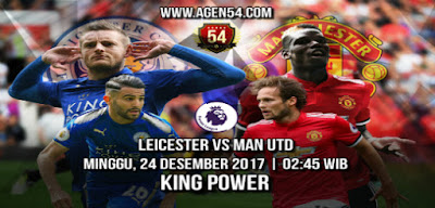 Prediksi Bola Jitu Leicester City vs Manchester United 24 Desember 2017