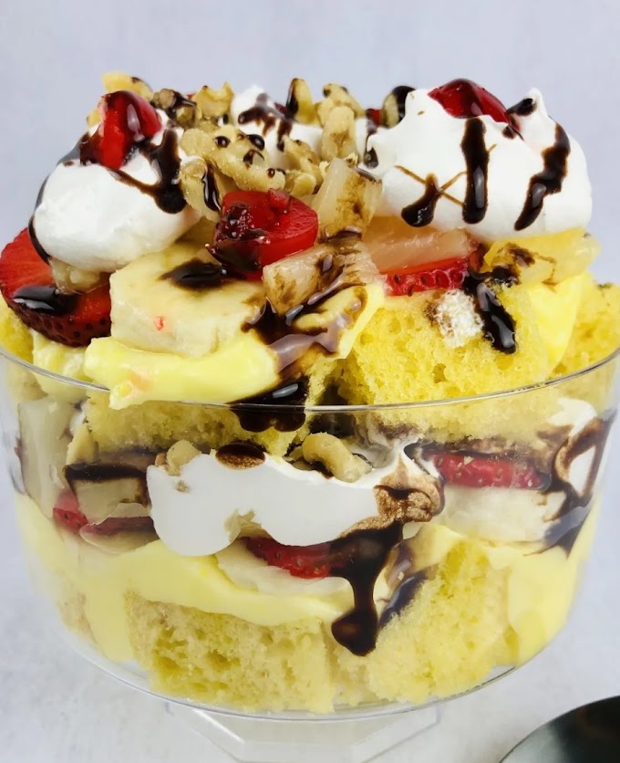 Banana Split Trifle