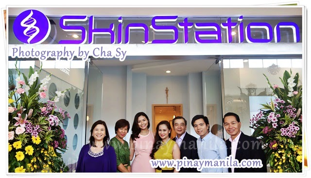 SkinStation Service Menu, Sta. Rosa Mayor Arlene Bawan Arcillas Nazareno , Carleen and Fred Reyes, Maxine Medina of SkinStation.