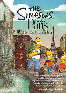 The Simpsons go to Paris with Linda Evangelista