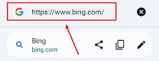 Kunjungi halaman pencarian Bing