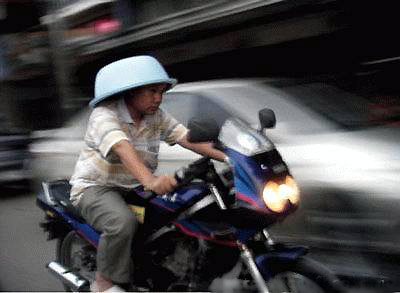 Funny vehicle ride only in Vietnam