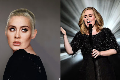 adele new haircut