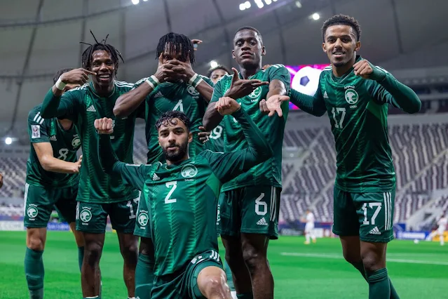 Arábia Saudita tem grande estreia e goleia na primeira rodada do Pré-Olímpico de futebol asiático