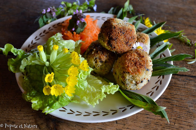 Boulettes à la pomme de terre et au plantain © Popote et Nature