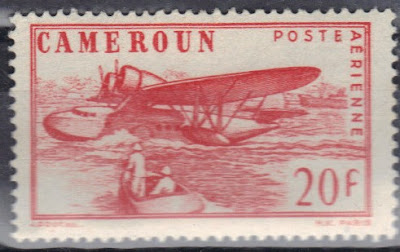 Cameroun - 1946 - Seaplane alighting