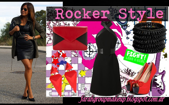 Rocker leather dress