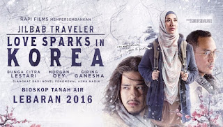 Pasca lebaran ini film Jilbab Traveller Love sparks in Korea telah mulai tayang Daftar Bioskop Yang Menayangkan Film Jilbab Traveler di Kota-Kota Pulau Jawa
