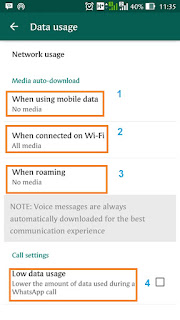 Cara Menghemat Data Internet Saat Memakai WhatsApp di Android | andromin