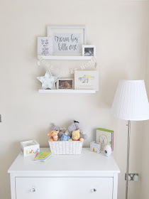 Gender neutral nursery inspiration, featuring neutral interiors styled with Disney themed characters and accessories