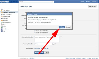 How to Delete Facebook Page