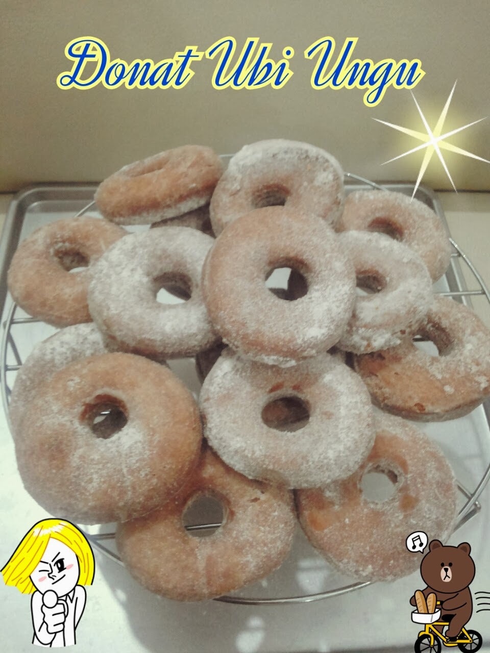 Dapoer Vina Donat Ubi Ungu 