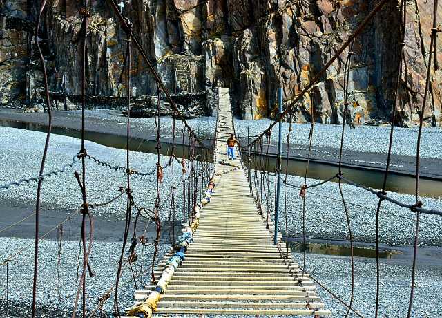 Hussaini Bridge of Hunza