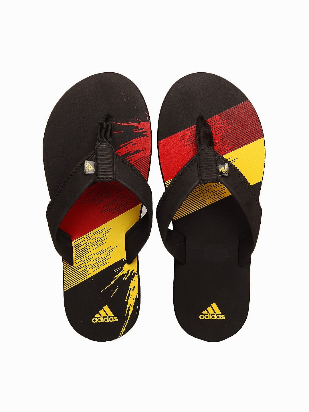 Adidas Men Germany Black Chesil Flip Flops ~ wu23