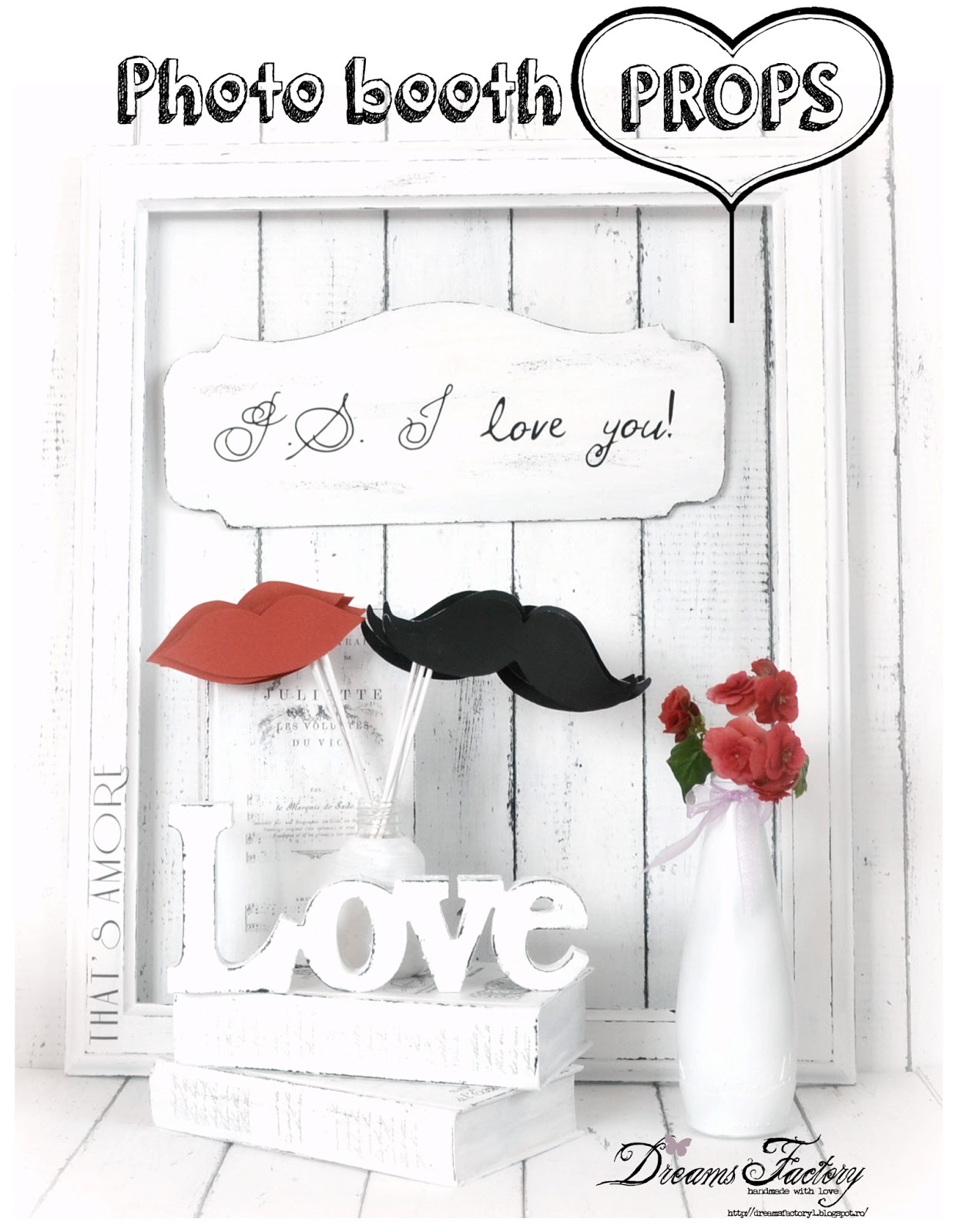 Photo Booth Props Recuzita Pentru Poze Dreams Factory