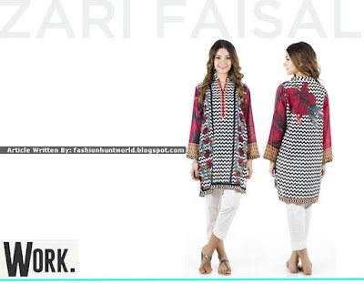 Zari Faisal Summer Eid Dresses Collection 2015