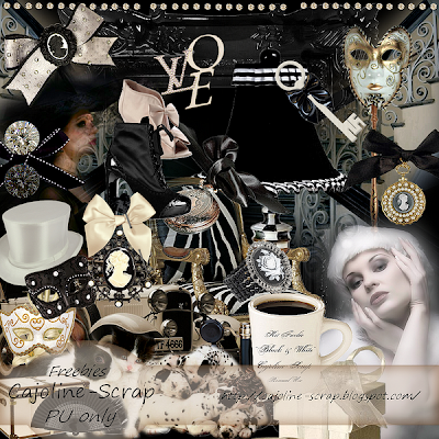 http://cajoline-scrap.blogspot.com/2009/09/freebie-kit-black-and-white-130.html