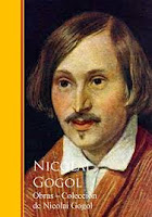 pintura de Nikolai Gogol na capa de um livro