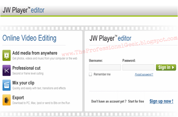 Online video editing jwplayereditor Edit Your Video montage