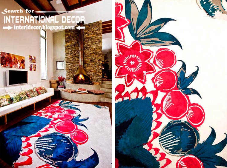 Traditional printed carpet patterns, patterned carpets and rugs for living room