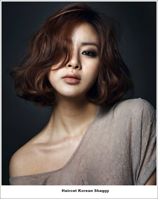 Contoh model rambut wanita korea