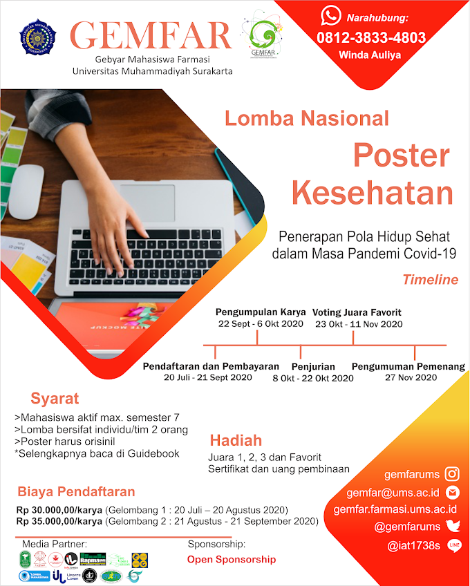 View Poster Hidup Sehat Selama Pandemi Gif