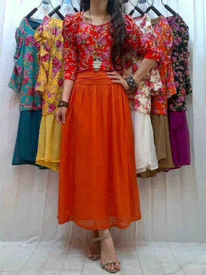 setelan maxi spandex korea bawahan sifon furing