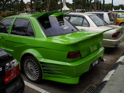 Proton Wira custom wide bodykit