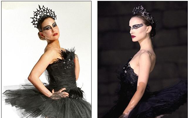 natalie portman swan dress. Copy-cat: The singer dressed