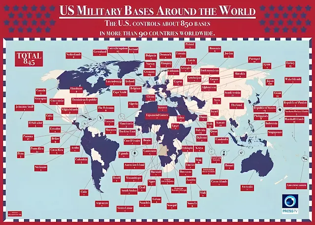 US military bases map 2025