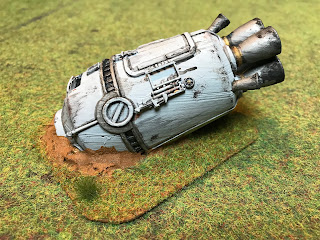 A crashed escape pod for Star Wars Legion