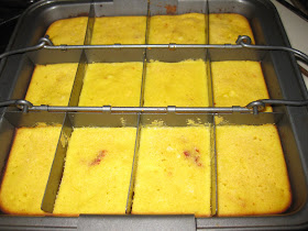 gluten free cornbread in pan