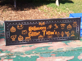 Halloween Glitter Tattoo's