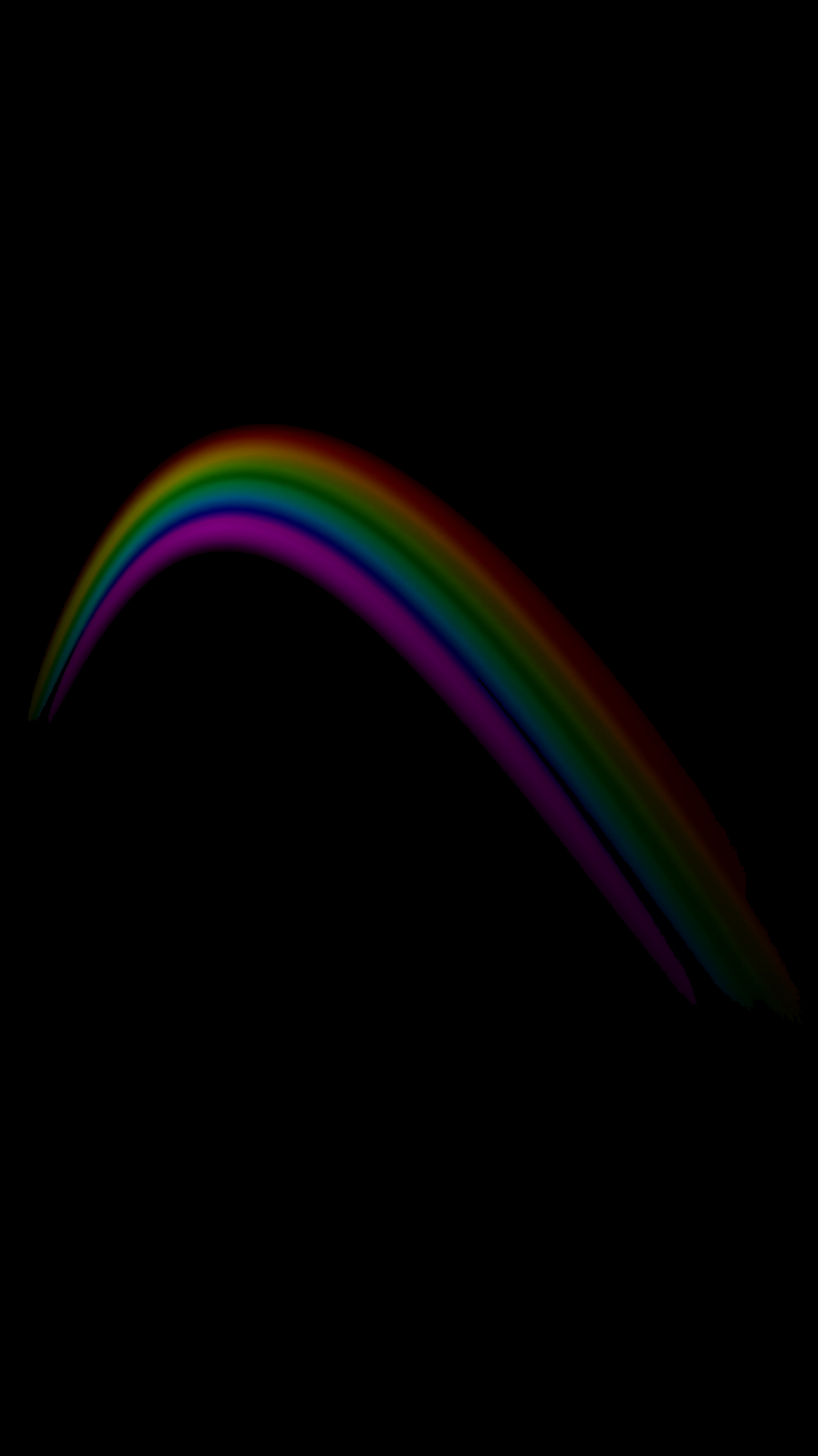 Round rainbow black background HD phone wallpaper  Peakpx