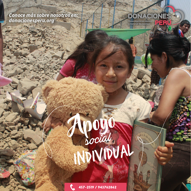 Apoyo social individual - Donaciones - Dona