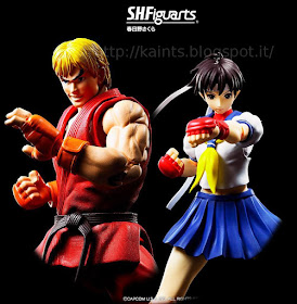 Ken Masters e Sakura Kasugano per la linea S.H. Figuarts della Bandai