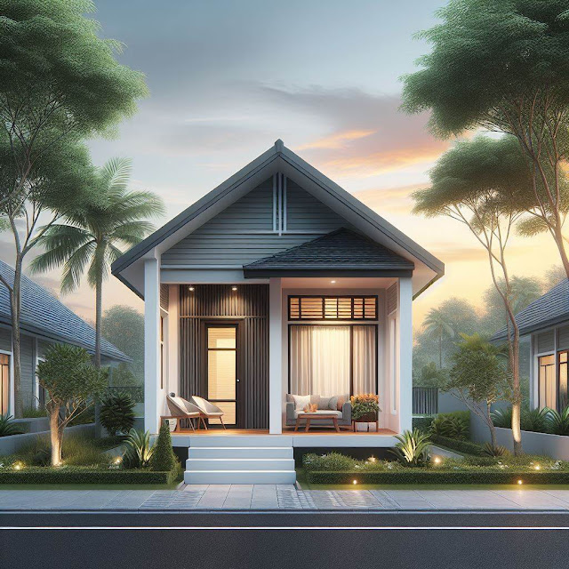 desain rumah 1 lantai