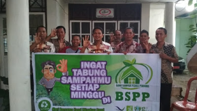 Atasi Masalah Sampah, Bank Sampah Pinrang Sambangi Camat Paleteang