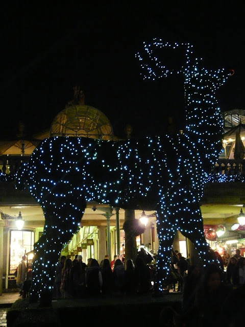 Londres Covent Garden à Noël