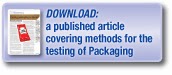 Download a published article covering methods for the testing of packaging