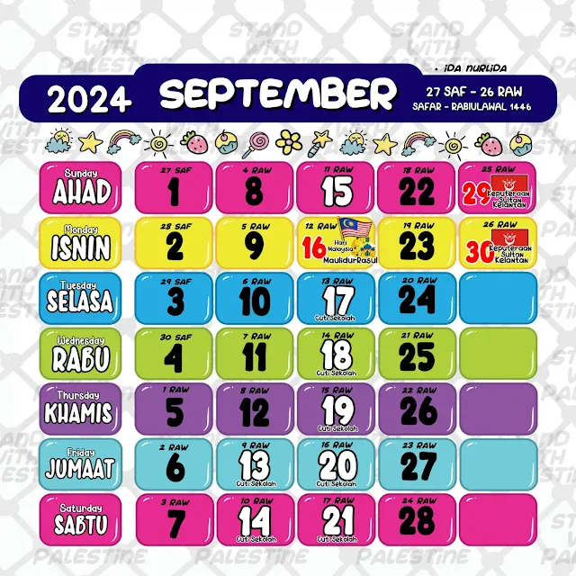 Kalendar 2024