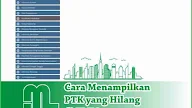 Cara Menampilkan Ptk Yang Hilang Di Emis Online