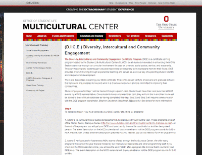 (D.I.C.E.) Diversity, Intercultural, and Community Engagement Certificate Program