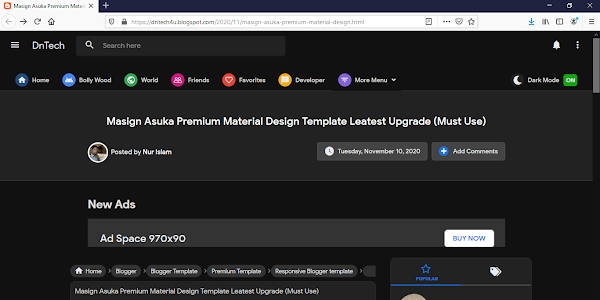 Masign Asuka Premium Material Design Template 