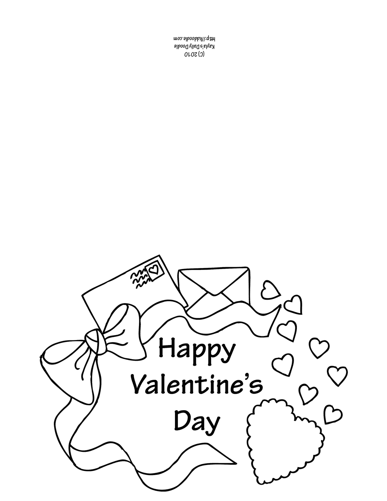 Coloring Valentine's Day Cards 8