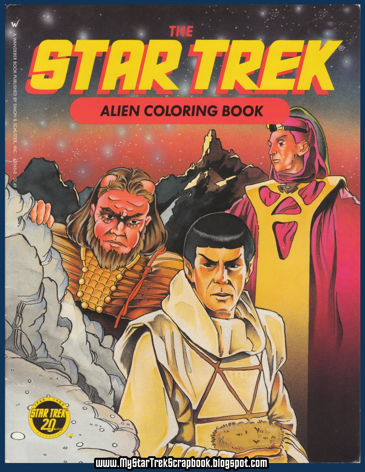 "Oh Bill I ve found your hairpiece do you mind not leaving it lying around " I know that if you have any vintage Star Trek coloring books