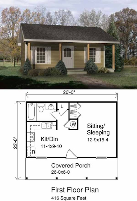 tiny house plans single level