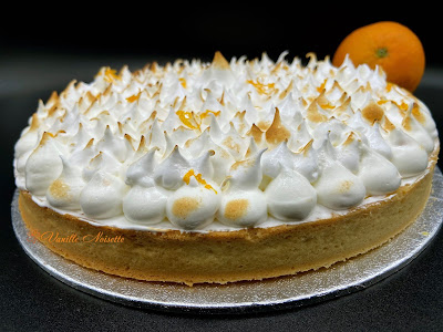 TARTE à L'ORANGE MERINGUÉE type CAP